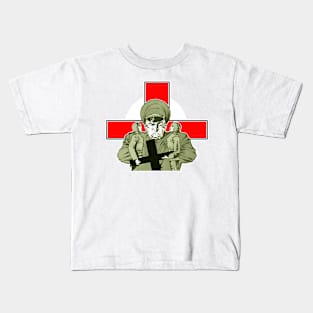 angry military Kids T-Shirt